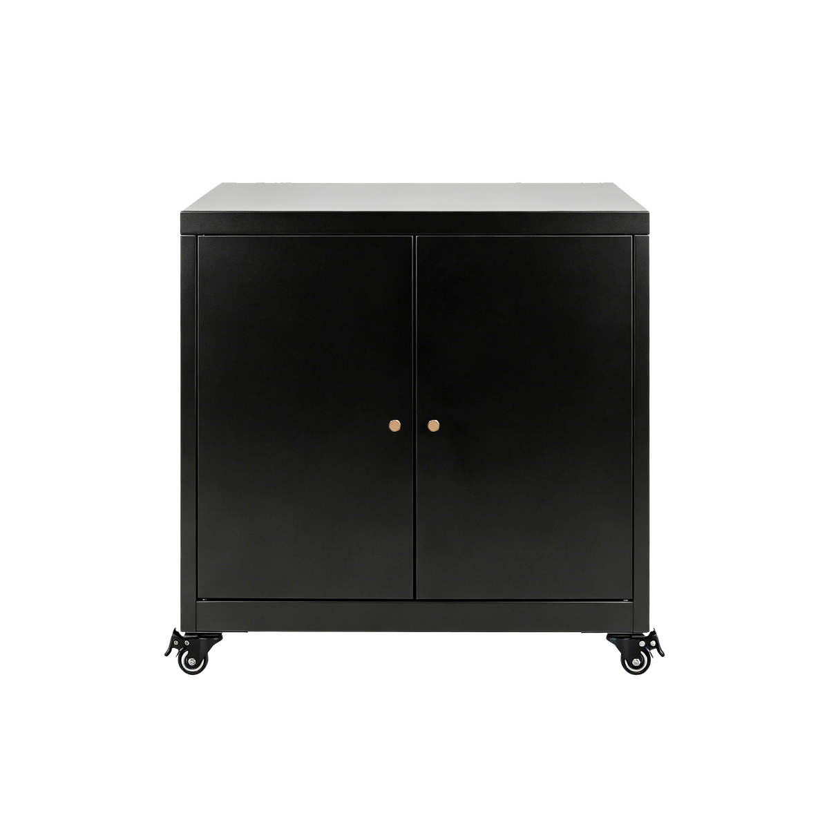 Byshtec Large Metal Rolling Printer Cabinet with Storage