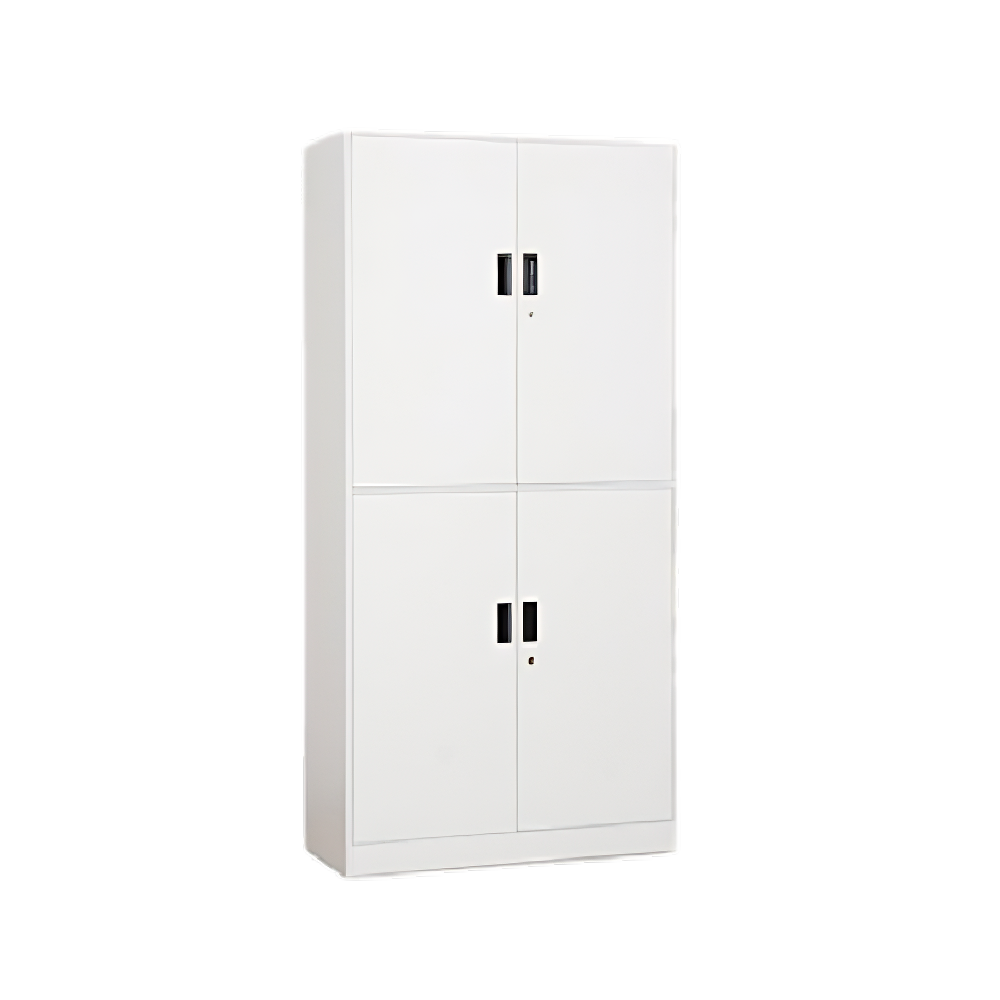 4-Door Steel Storage Cabinet | Durable Office Locker with Adjustable Shelves