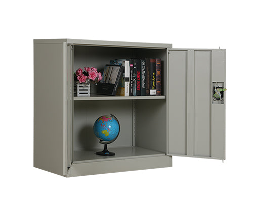 2-Door Half Height Steel Filing Cabinet | Lockable Office Storage Cabinet