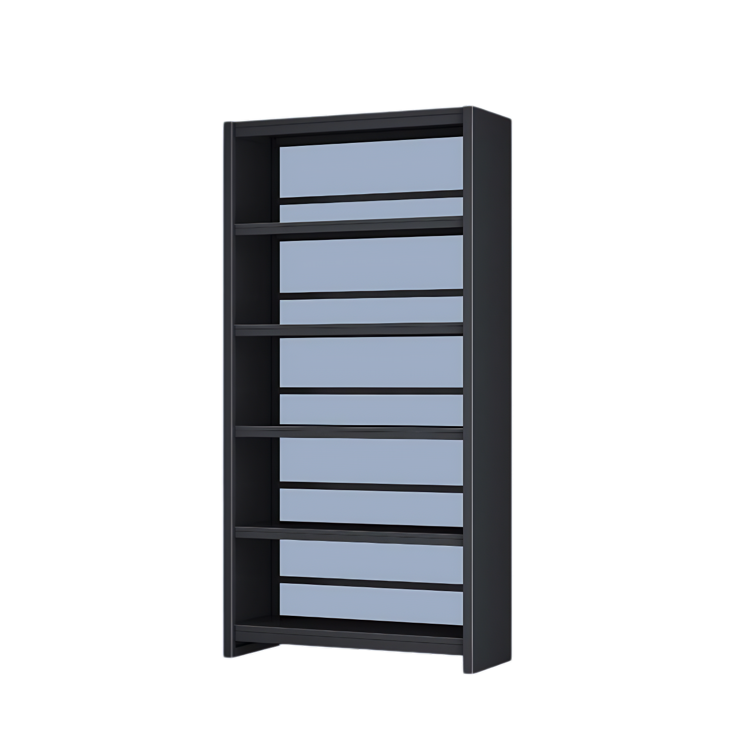 Metal 5-Shelf Bookcase – Heavy Duty Storage for Home, Office & Library