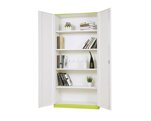 2-Door Slim Rim Steel Filing Cabinet | Compact Office Storage Cabinet