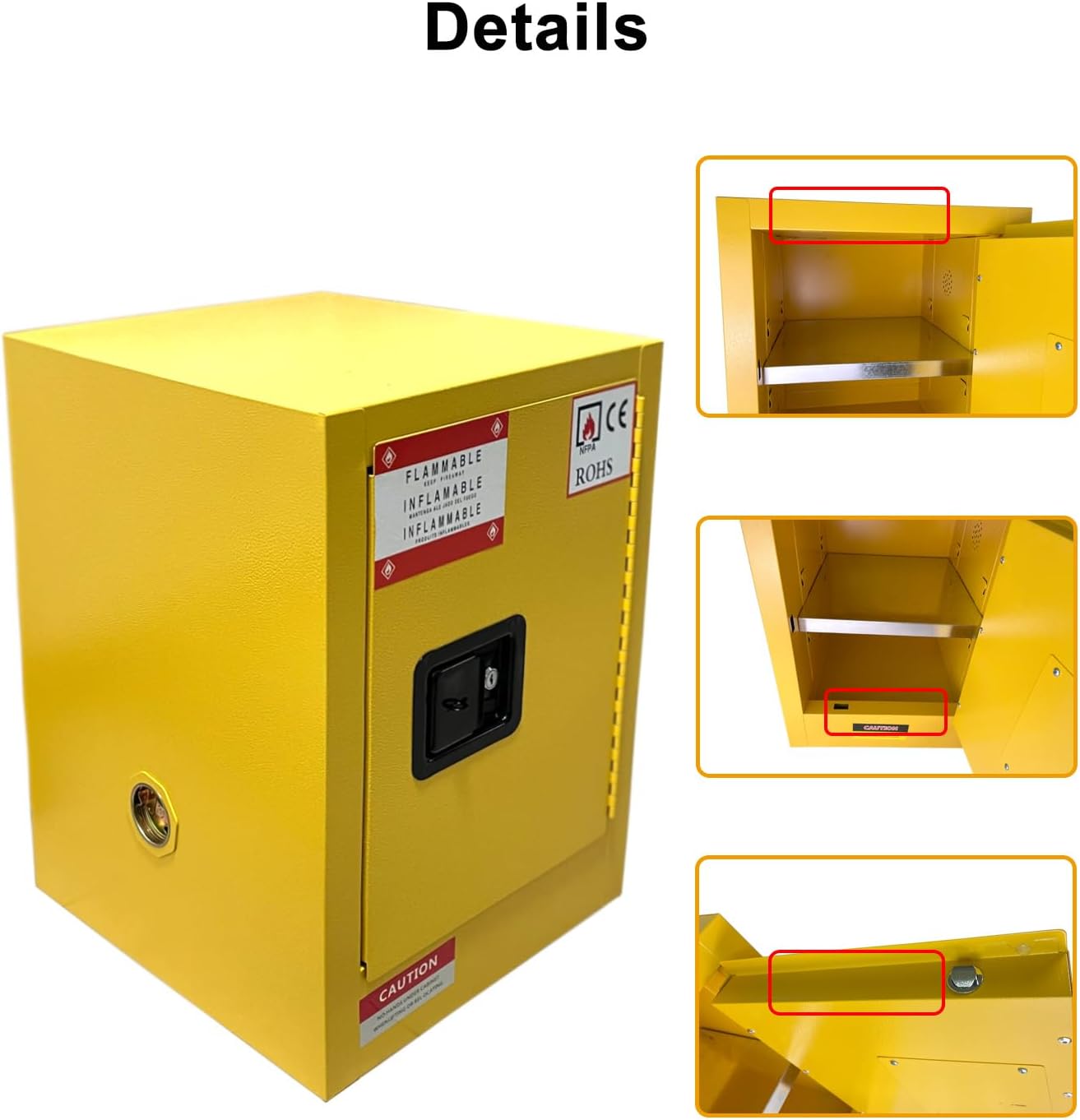 Explosion-Proof Storage Cabinet – Heavy Duty Steel Safety Solution