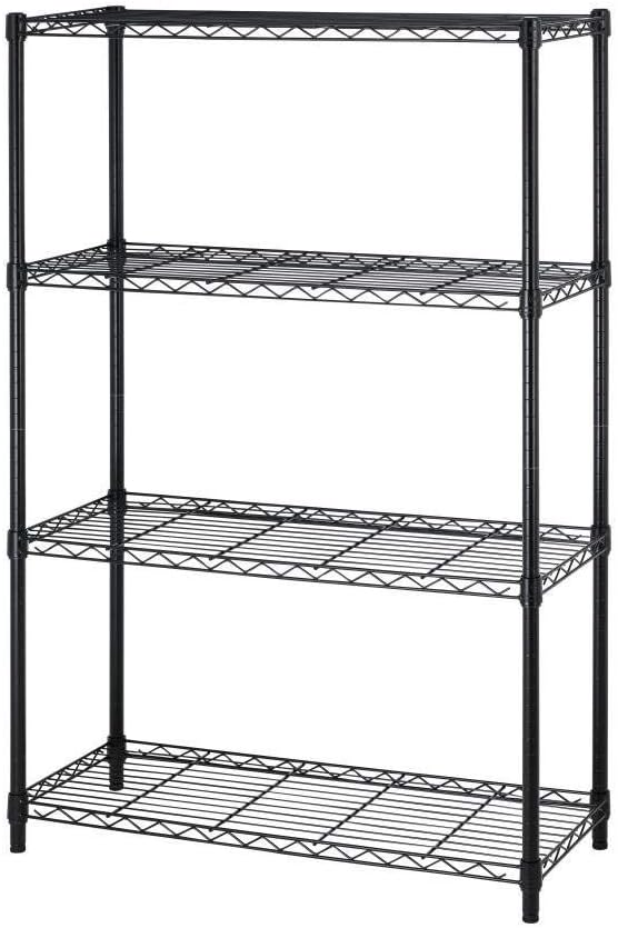 Heavy Duty 4-Tier Wire Shelf – Adjustable Steel Storage Organizer