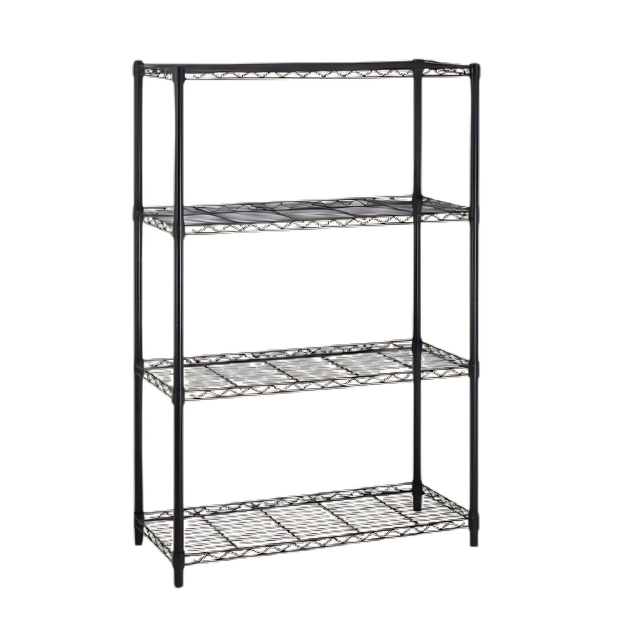Heavy Duty 4-Tier Wire Shelf – Adjustable Steel Storage Organizer