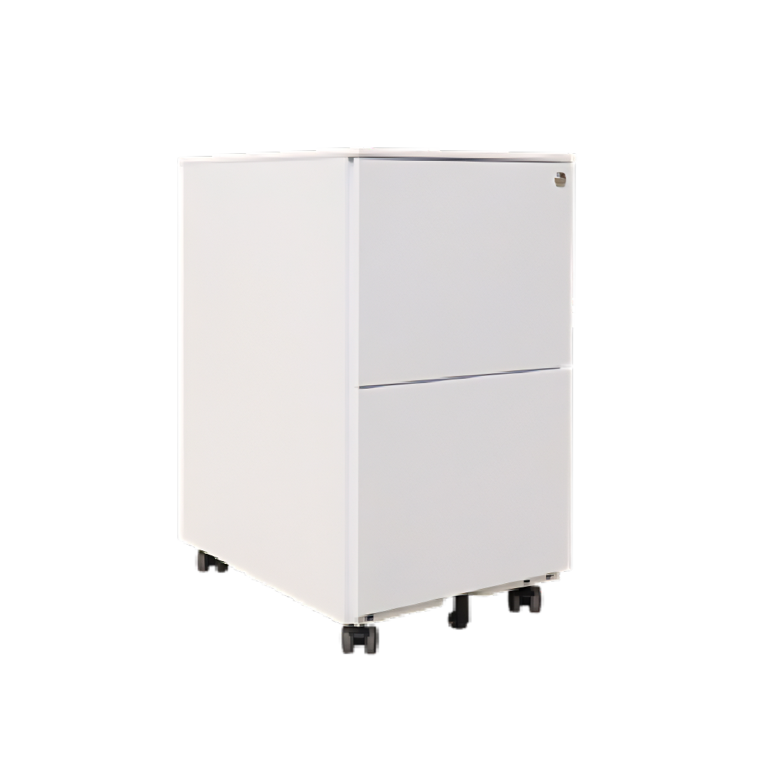 Customized 2-Drawer Equal Height Mobile Pedestal | Steel Office Filing Cabinet MP-04