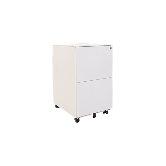 Customized 2-Drawer Equal Height Mobile Pedestal | Steel Office Filing Cabinet MP-04