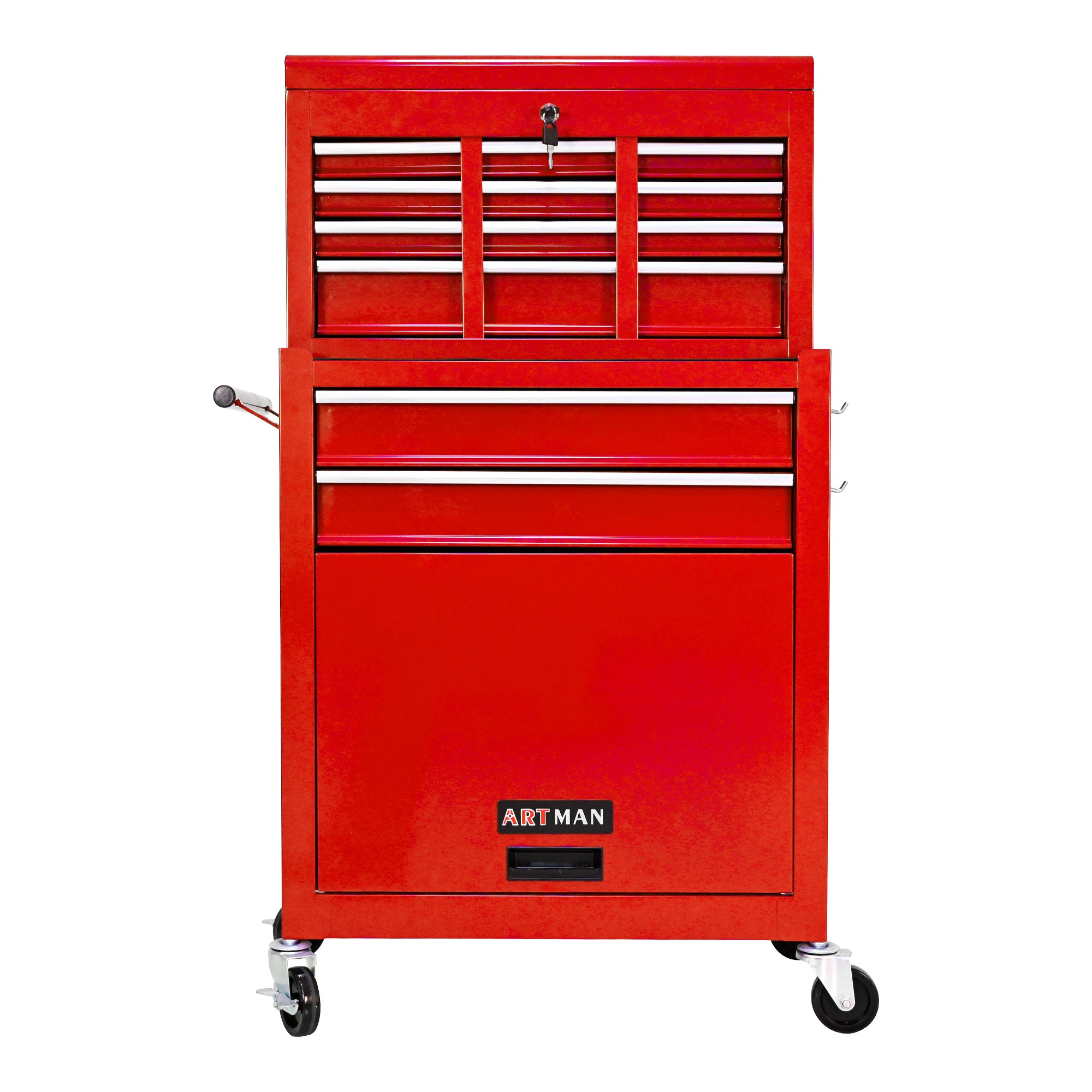 High Capacity Rolling Tool Chest – 8-Drawer Steel Tool Storage Cabinet with Wheels