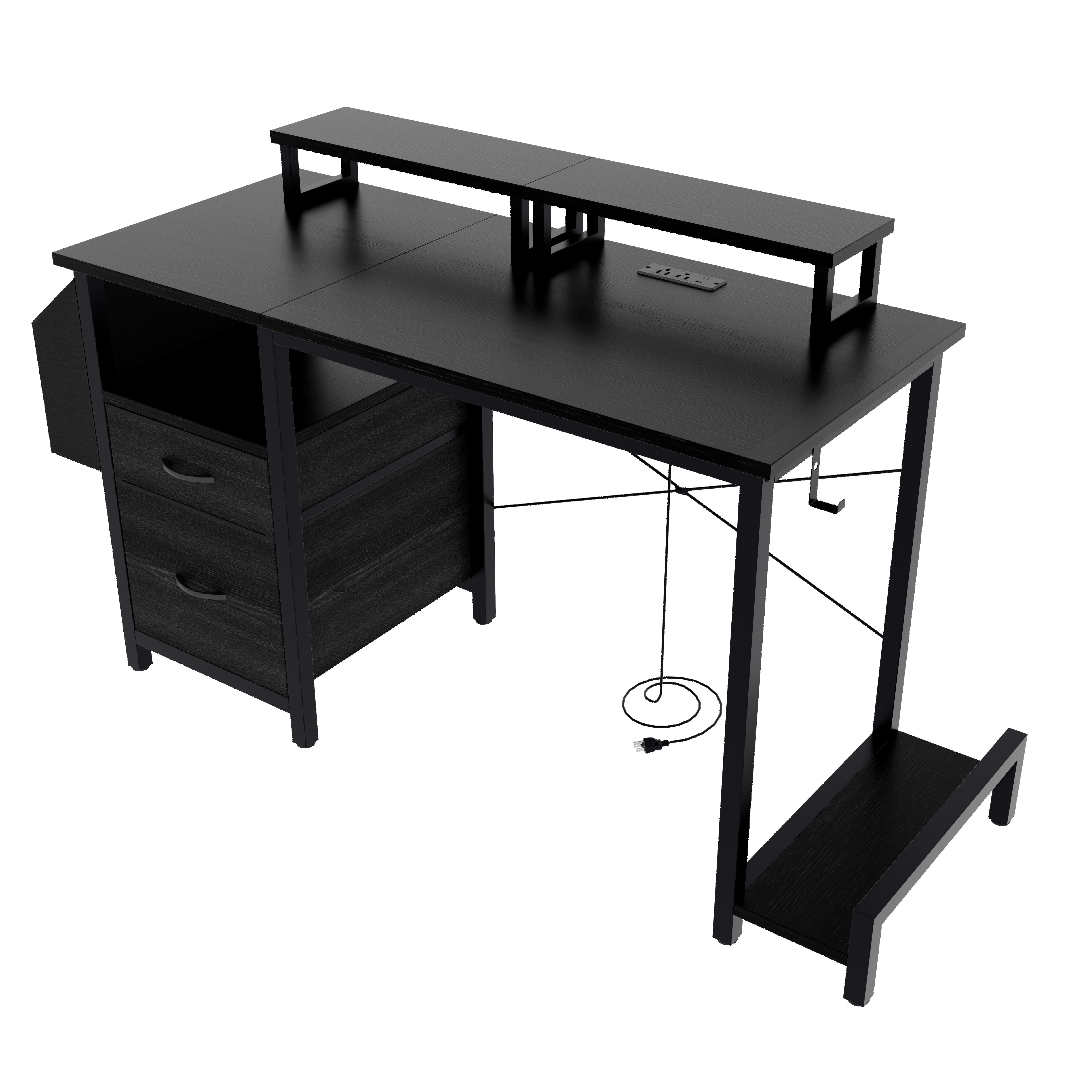 Steel Office Desk with Computer Tabletop – Modern Workstation