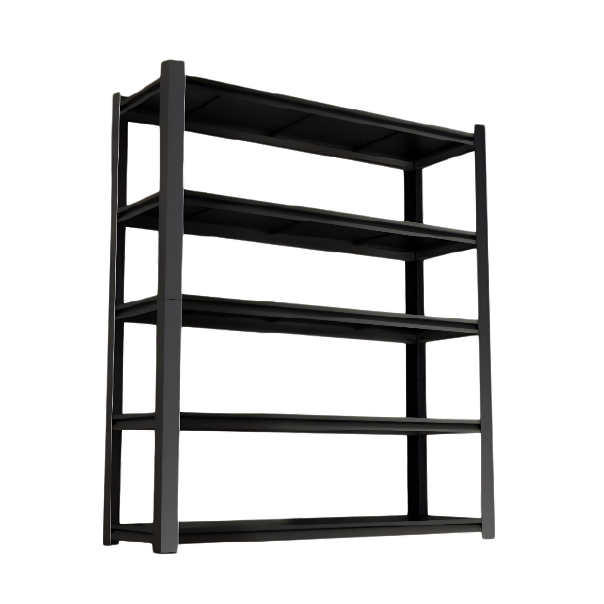 5-Tier Adjustable Heavy-Duty Metal Shelving with Pegboard & Wheels