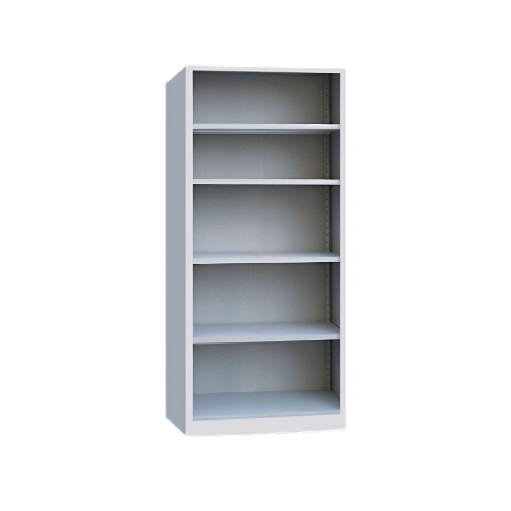 Open Storage Steel Filing Cabinet | 5-Shelf Metal Office Storage Cabinet