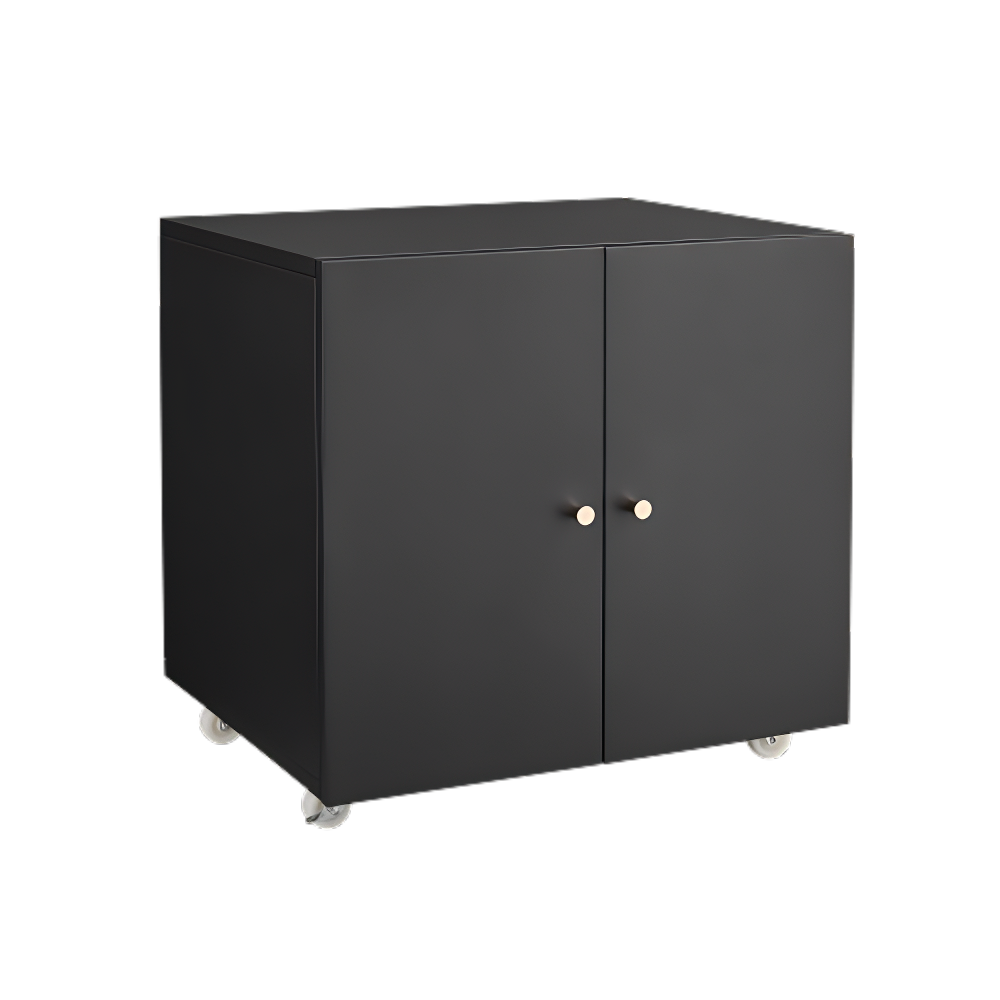 Home Office Printer Stand with Wheels & Filing Cabinet