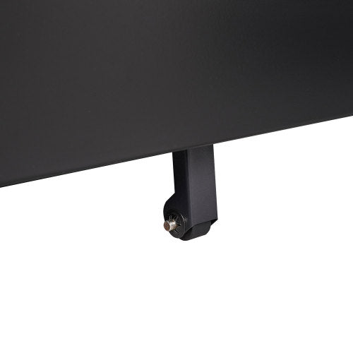 Black 3-Drawer Mobile Filing Cabinet with Lock – Metal Office Storage for Legal/Letter Files