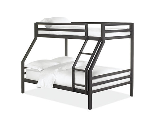 School Apartment Loft Children Bunk Bed with Safety Ladder | Heavy-Duty Metal Double Deck Bed