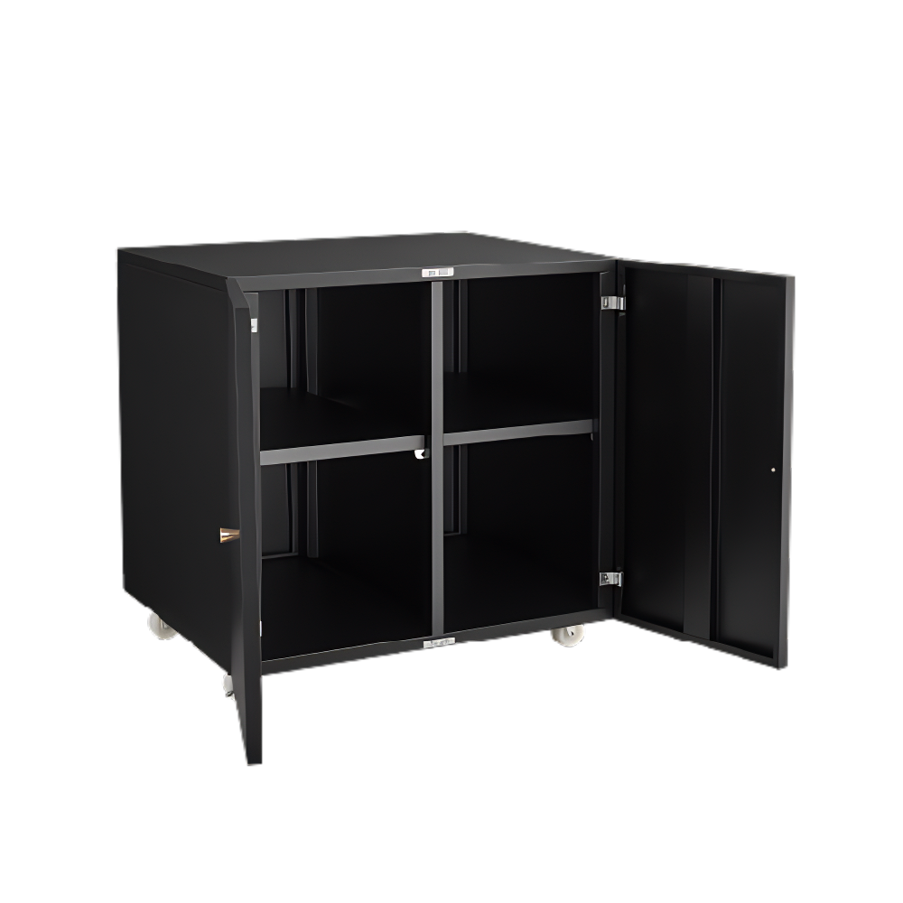 Home Office Printer Stand with Wheels & Filing Cabinet