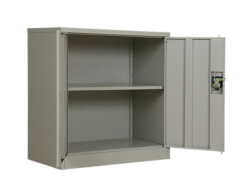 2-Door Half Height Steel Filing Cabinet | Lockable Office Storage Cabinet