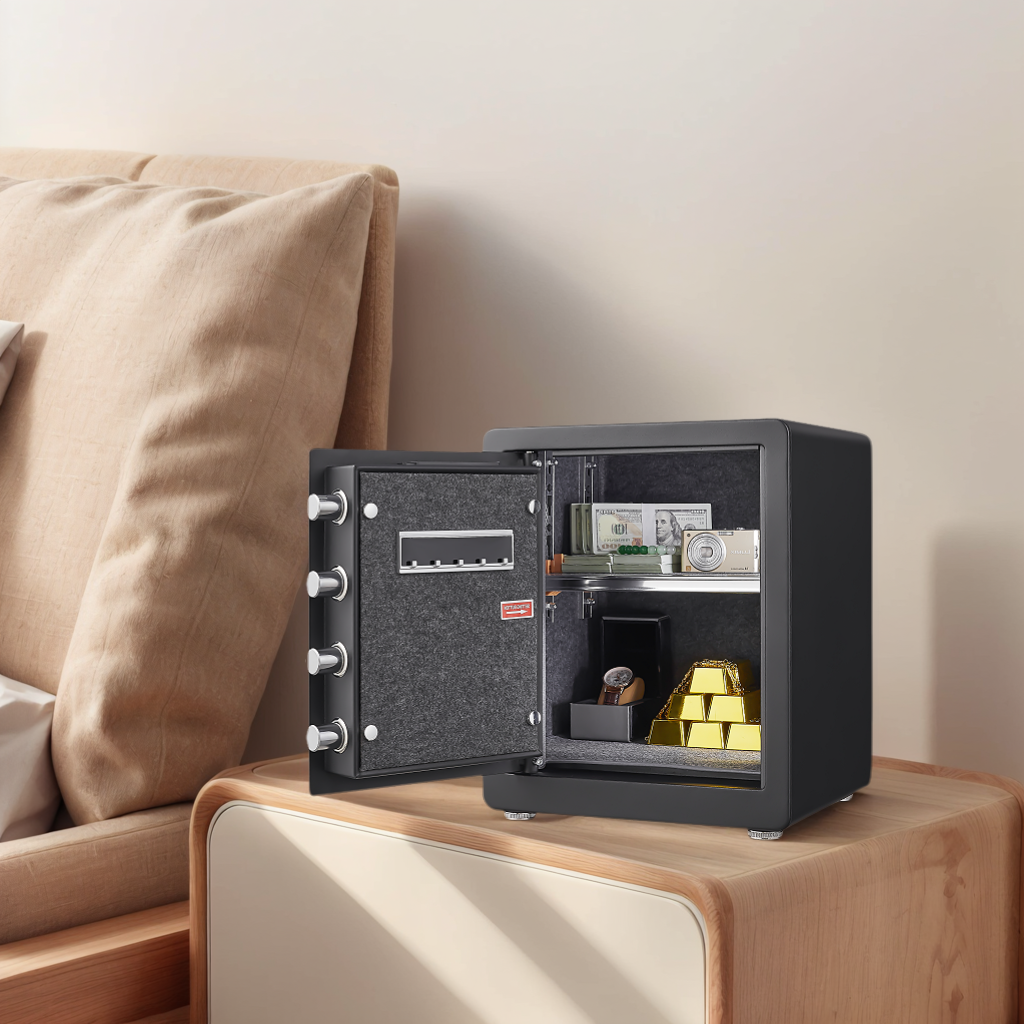 Steel Security Safe Box with Digital Lock – Home & Office Storage