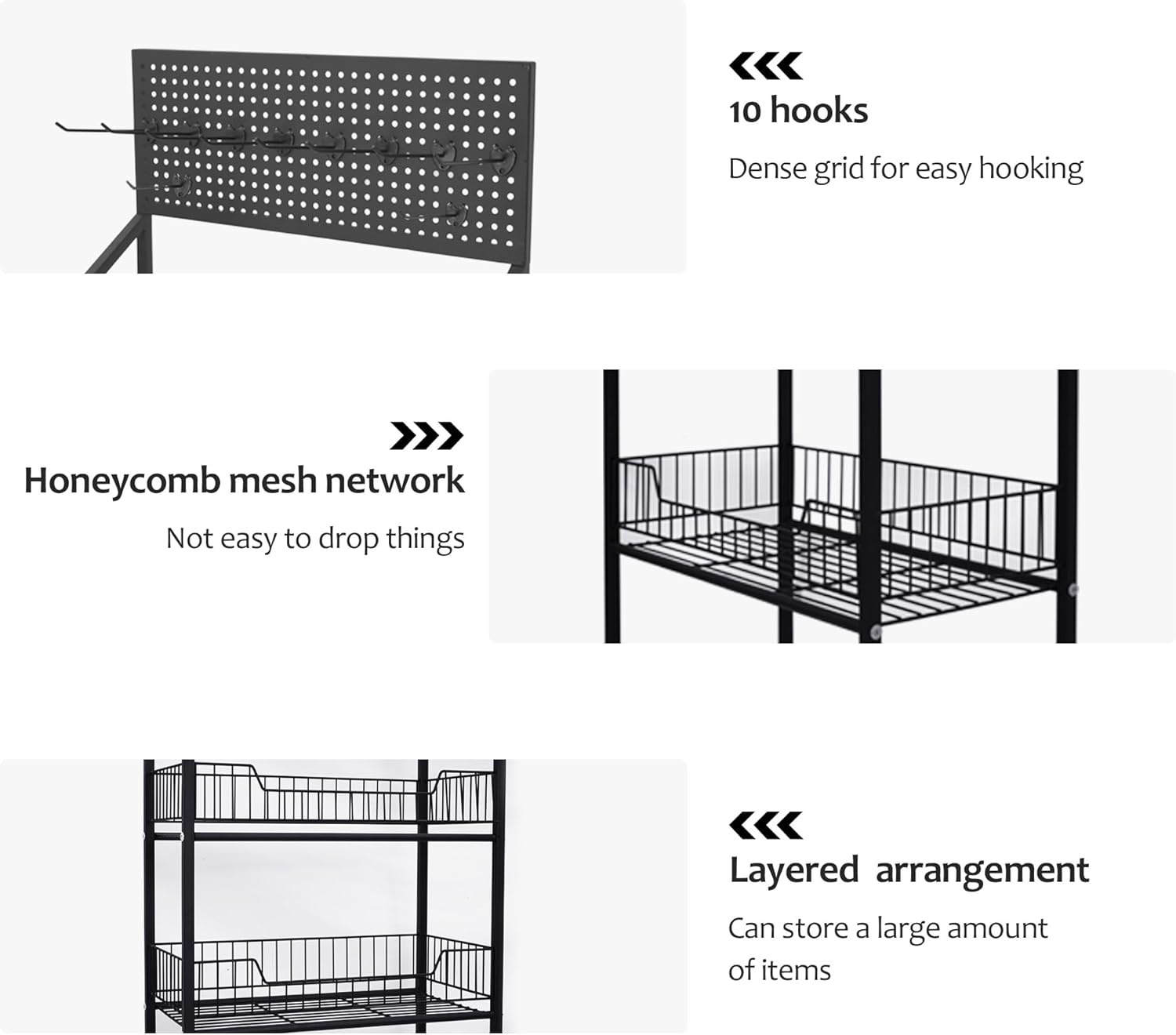 4-Tier Metal Snack Display Rack – Rolling Candy & Chip Storage Shelf