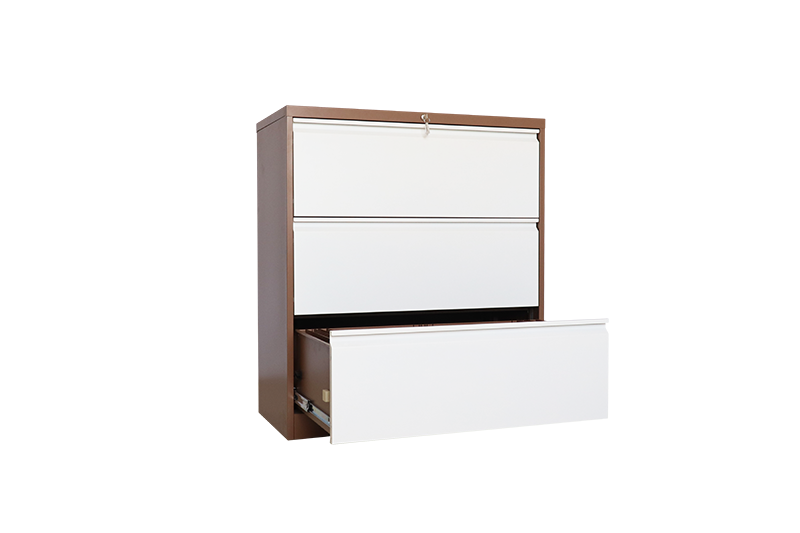 Steel Lateral Filing Cabinet | 3-Drawer Heavy-Duty Office Storage